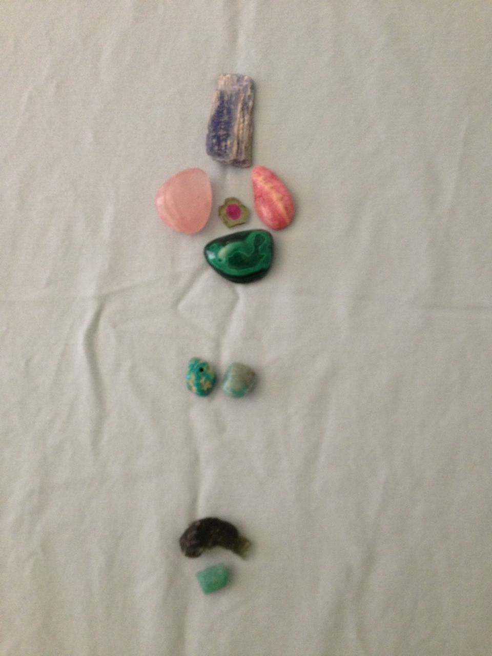 Crystal layouts for distance healings photograph