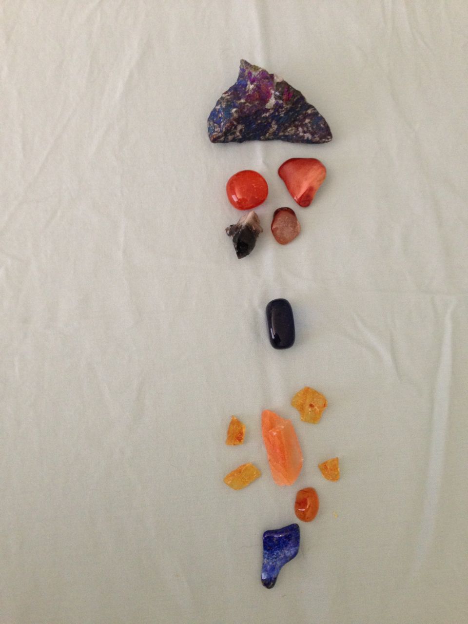 Crystal layouts for distance healings photograph
