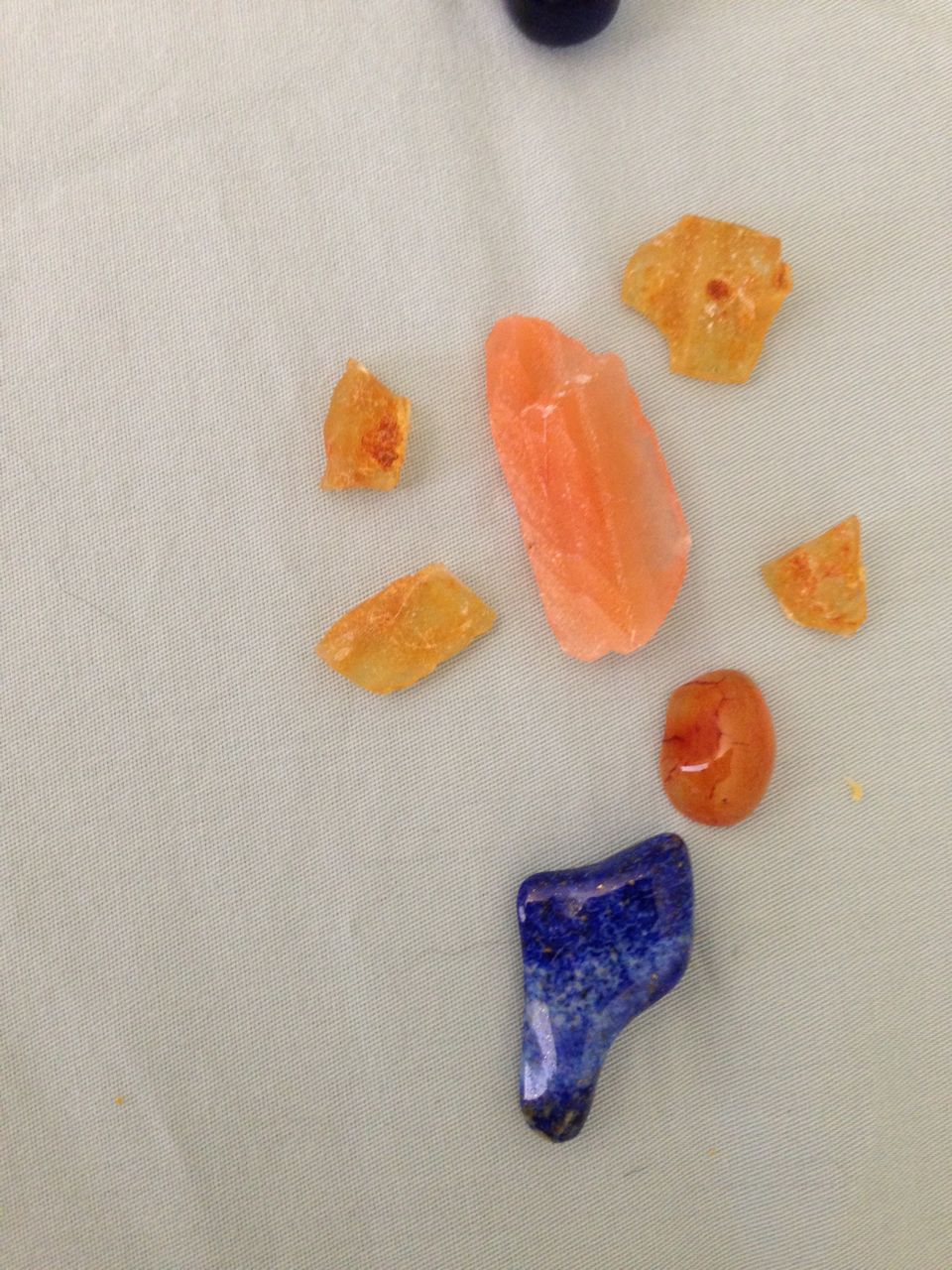 Crystal layouts for distance healings photograph